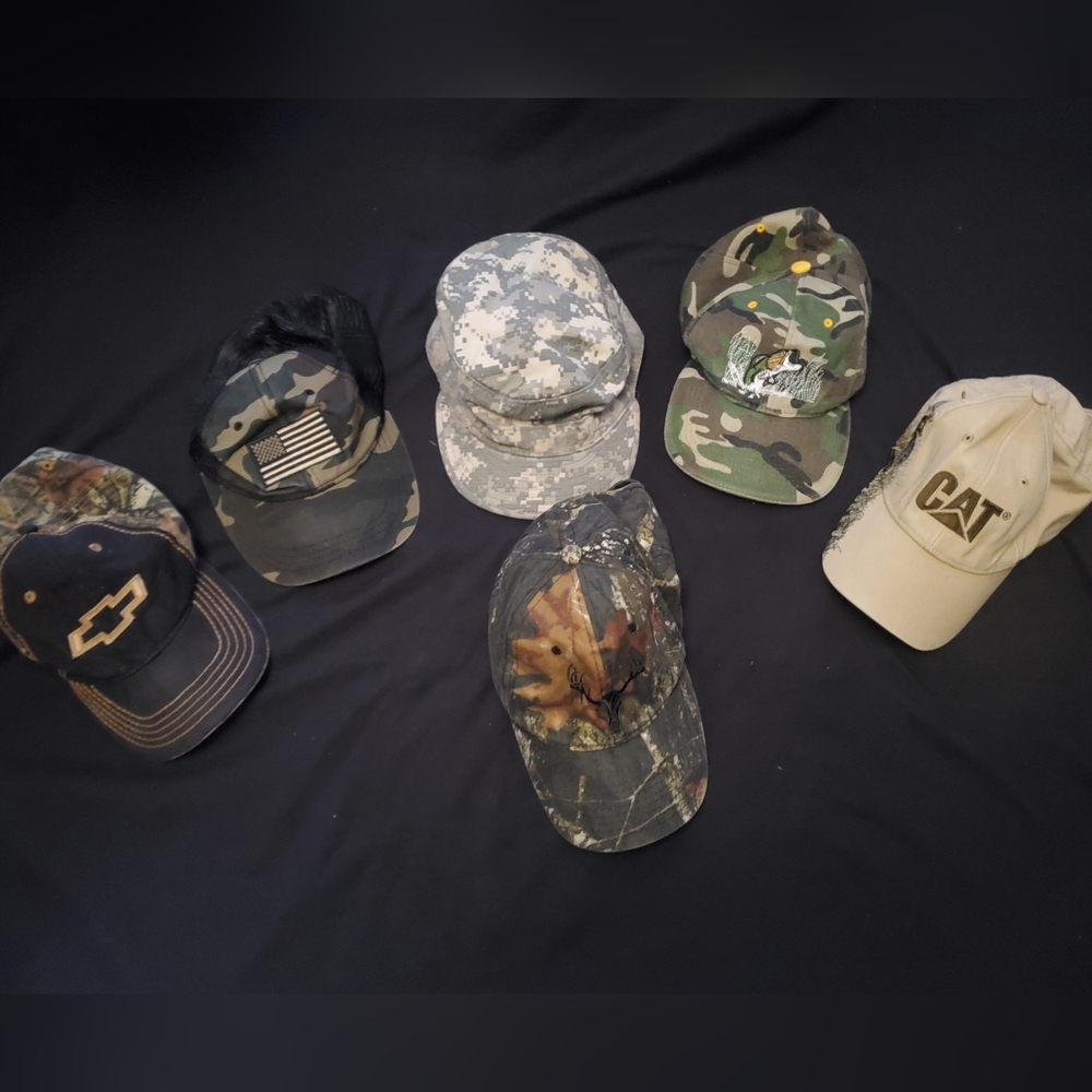 6 Fatique Hunting Baseball Cap Hats